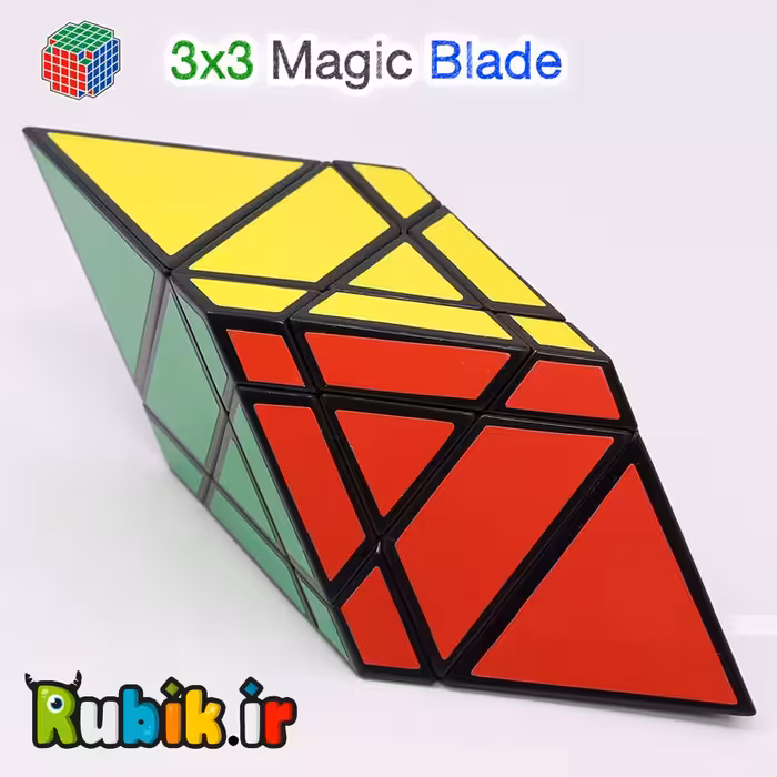 لوزی برش دار دیان شنگ مشکی Diansheng Blade Cube