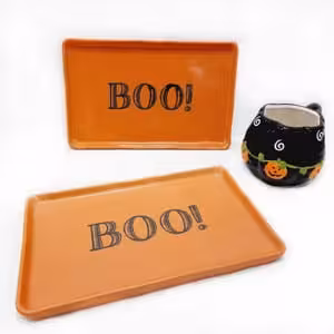 سینی boo هالووین سرامیکی وارداتی