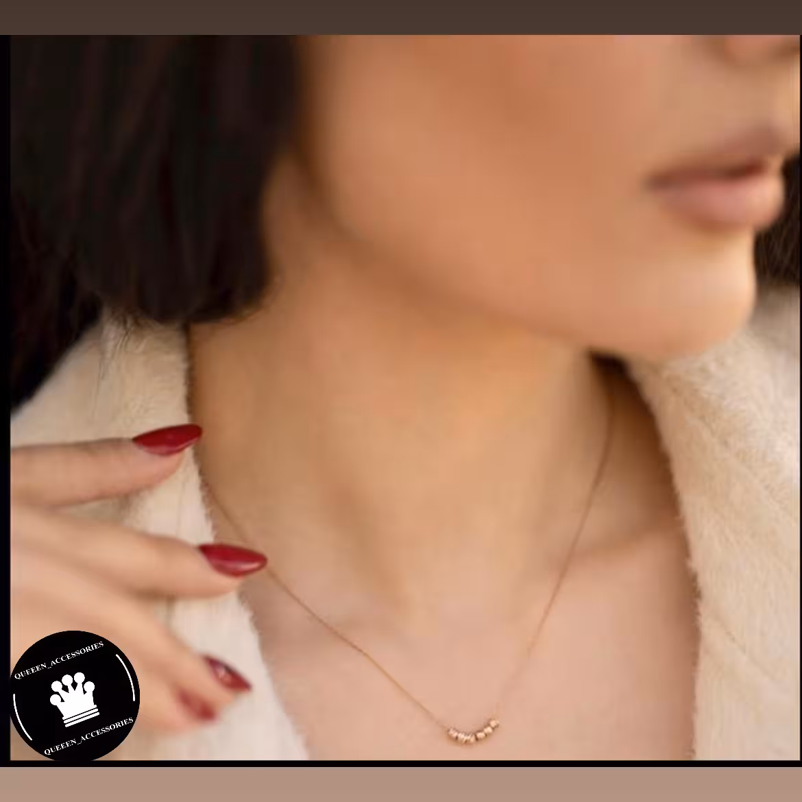 گردنبند مهره مینیمال