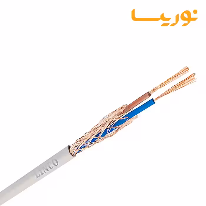 کابل افشان شیلد دار 2x 2.5 سیمیا