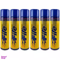 گاز فندک فایر کد 5652 حجم 300 میلی لیتر بسته 6 عددی