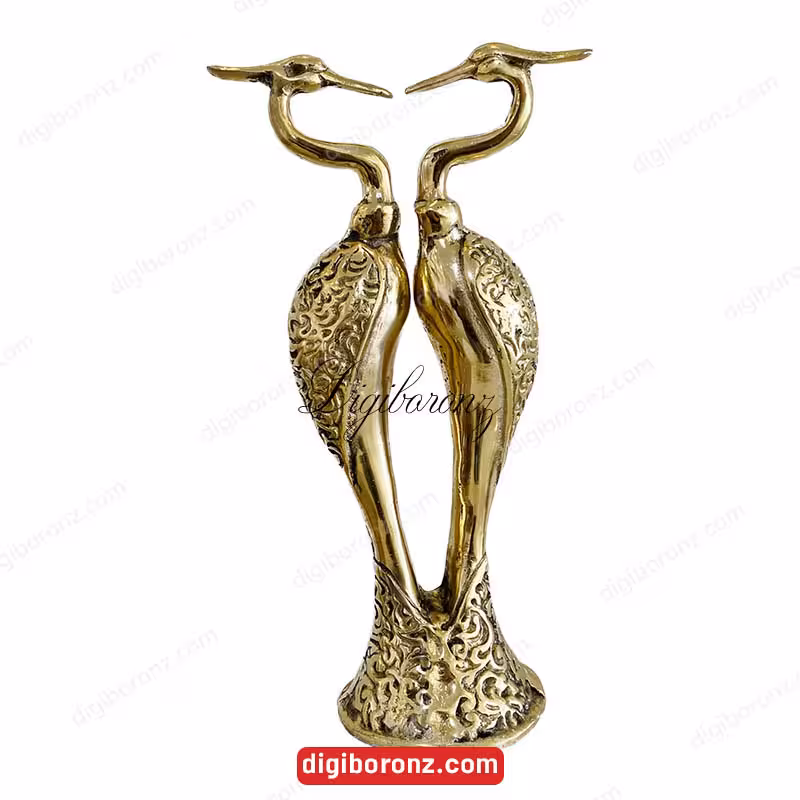 مجسمه برنجی برنزی لک لک