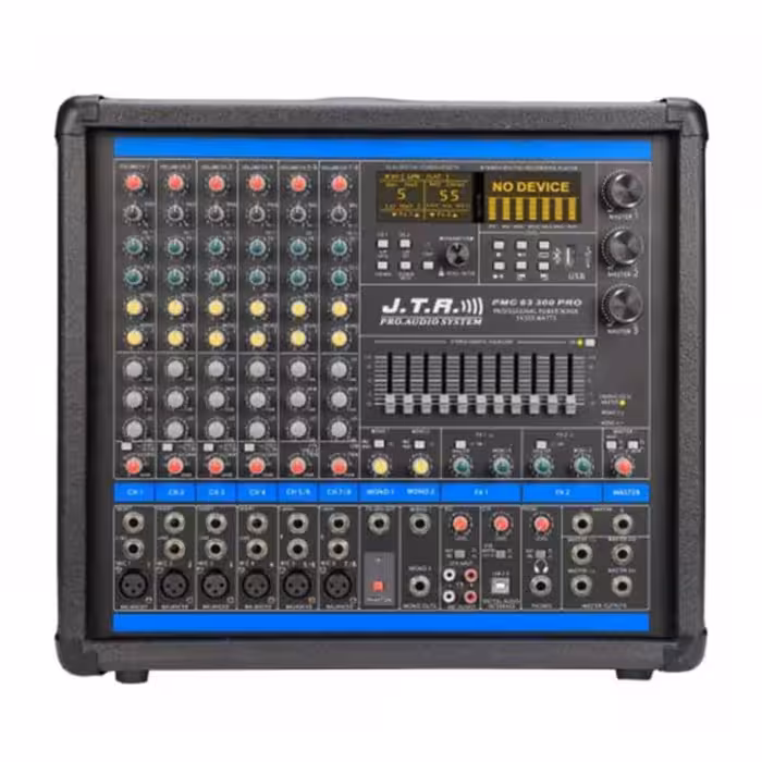 پاورمیکسر صندوقی جی تی آر JTR PMC 64300 Pro