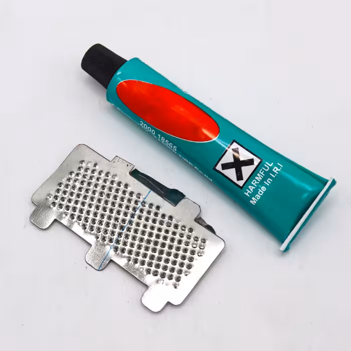 چسب و وصله پنچرگیری تیوب مدل MNT - 258 مجموعه 12 عددی