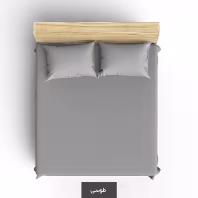 سرویس ملحفه خانه سفید مدل میکرو کد 160 دو نفره سه تکه