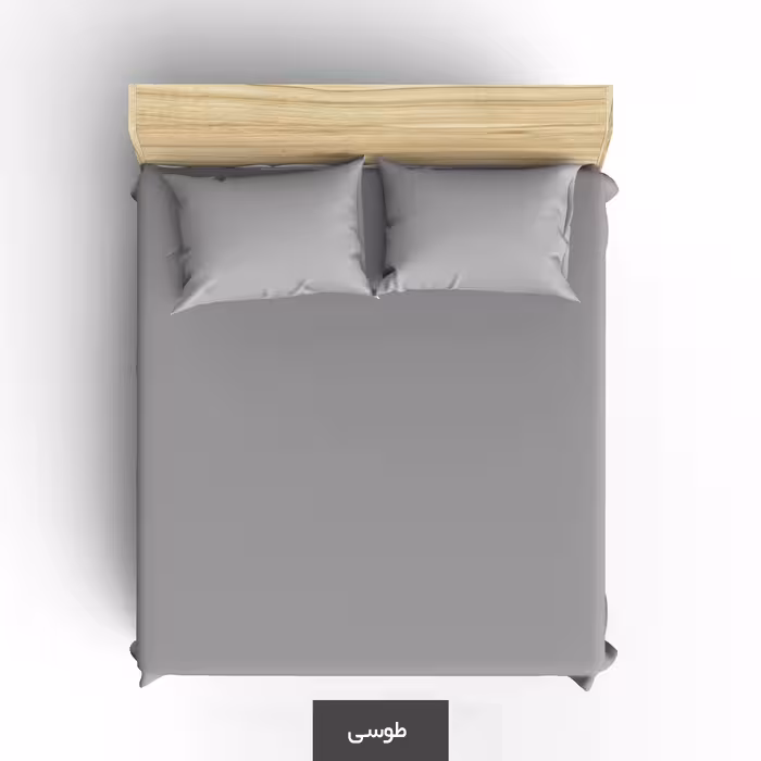 سرویس ملحفه خانه سفید مدل میکرو کد 160 دو نفره سه تکه