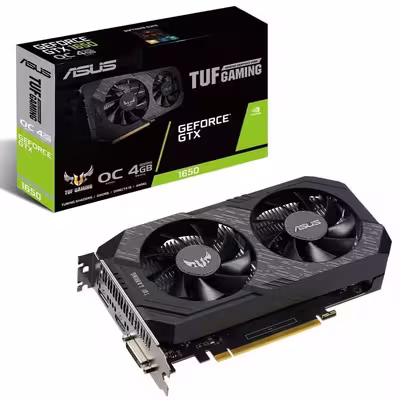 کارت گرافیک ایسوس مدل TUF-GTX1650-O4G-GAMING-D6 