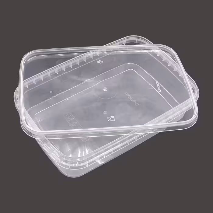 ظرف نگهدارنده پولاد مدل فریزری و مایکروویوی کد P750 بسته 30 عددی