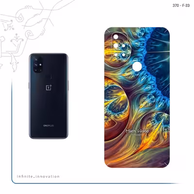 برچسب پوششی ماهوت مدل Mathematical Geometric Shape 8 مناسب برای گوشی موبایل وان پلاس Nord N10 5G