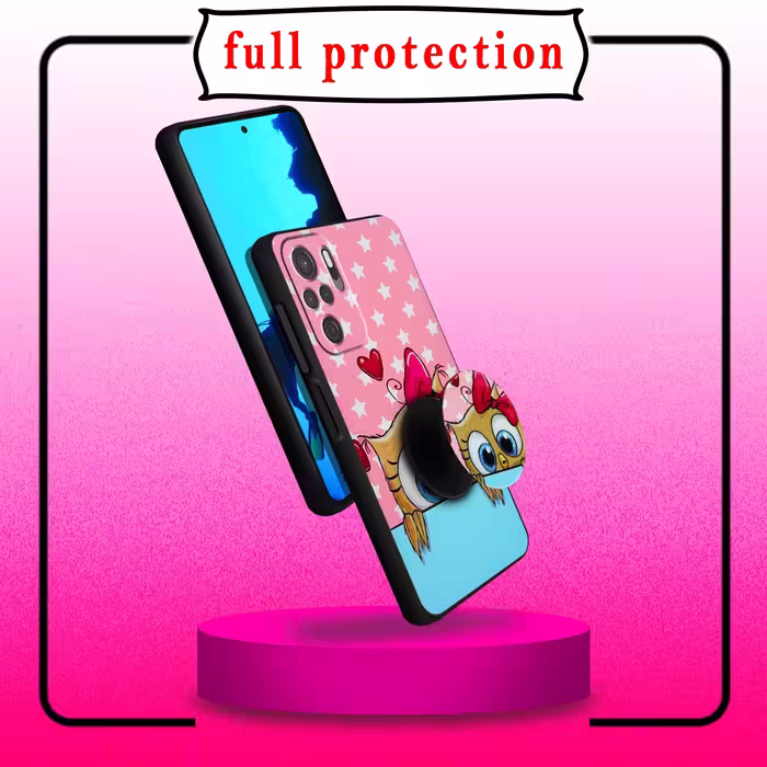 کاور کینگ پاور مدل goghd21 مناسب برای گوشی موبایل شیائومی Redmi Note 10 4G / Note 10S به همراه پایه نگهدارنده