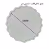 قالب رزین مدل زیر لیوانی طرح دایره دفرمه کد DF1