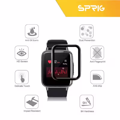 محافظ صفحه نمایش نانو اسپریگ مدل SPG مناسب برای ساعت هوشمند شیائومی LS01 / LS02