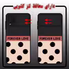 کاور لاین کینگ مدل FOREVER LOVE مناسب برای گوشی موبایل سامسونگ Galaxy A22 4G به همراه پایه نگهدارنده