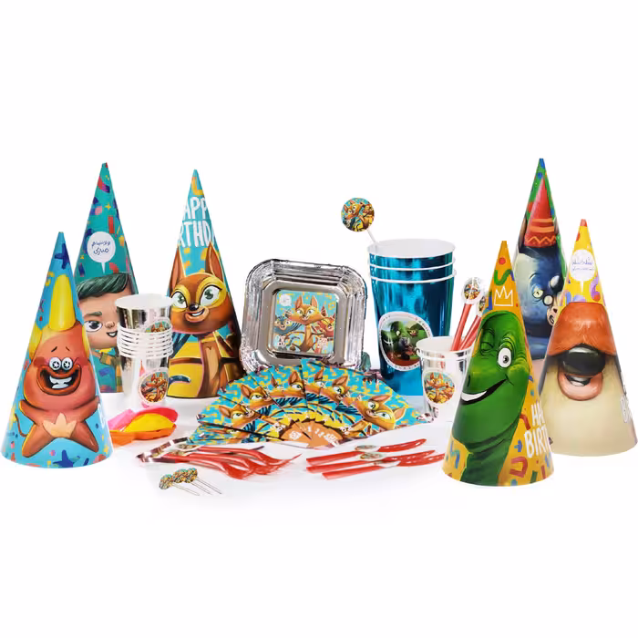 مجموعه 118 عددی تم تولد آی قصه طرح کاراکتر گربه شماره 6