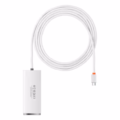 هاب 4 پورت USB-C باسئوس مدل  Lite Series - WKQX03050 2M 