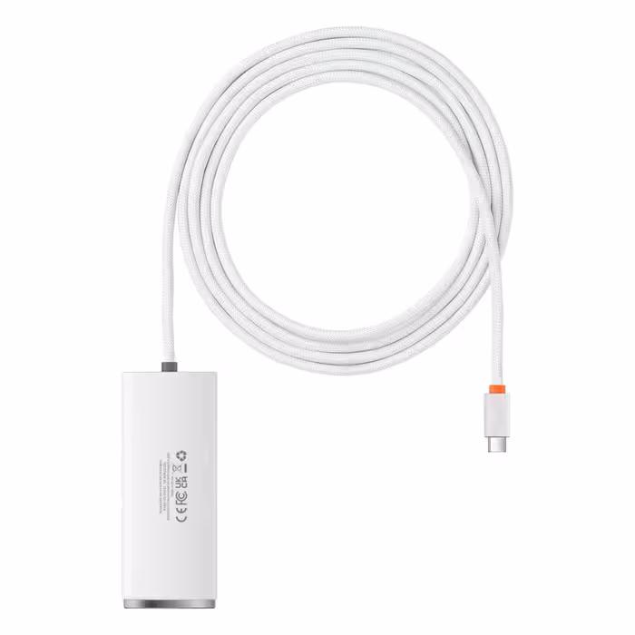 هاب 4 پورت USB-C باسئوس مدل  Lite Series - WKQX03050 2M 
