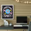 تابلو مدل دکوراتیو طرح فضا I Need Some Space کد 670