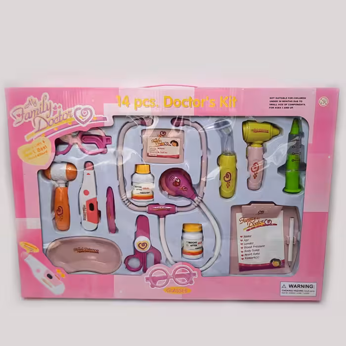 ست اسباب بازی تجهیزات پزشکی کد 9916 مجموعه 14 عددی