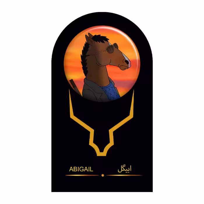 پیکسل ابیگل طرح سریال bojack horseman کد 06