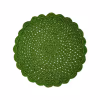 زیر بشقابی بافتنی مدل گل کد 5