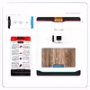 برچسب پوششی ماهوت مدل Light Walnut Wood مناسب برای تبلت وریکو Unipad