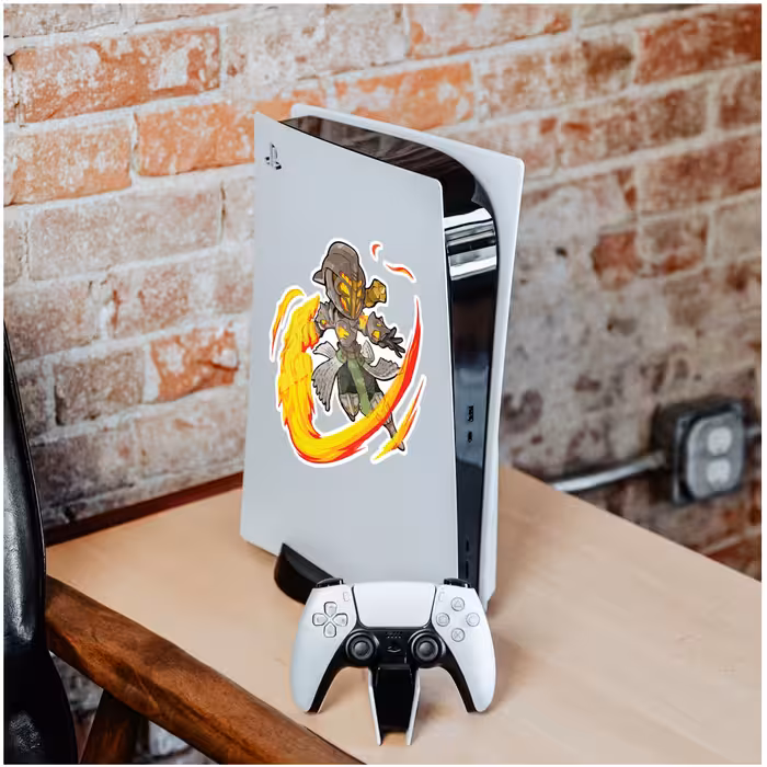 برچسب کنسول بازی مدل جنگجوی شجاع کد 114