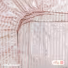 ملحفه آدنو مدل راه راه کد MB01 دونفره سایز 160x200 سانتی متر 