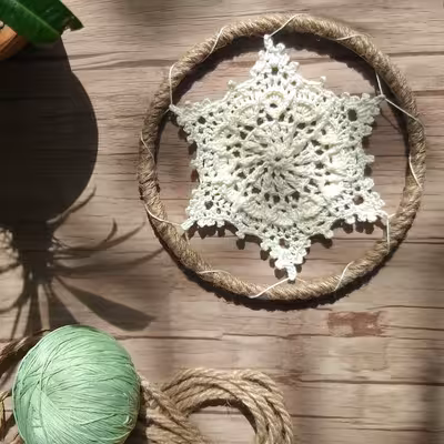 دیوارکوب بافتنی مدل دریم کچر کد R02 مجموعه 3 عددی