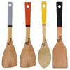  سرویس کفگیر و ملاقه 4 پارچه فرتاپیچ مدل چوبی کد 040