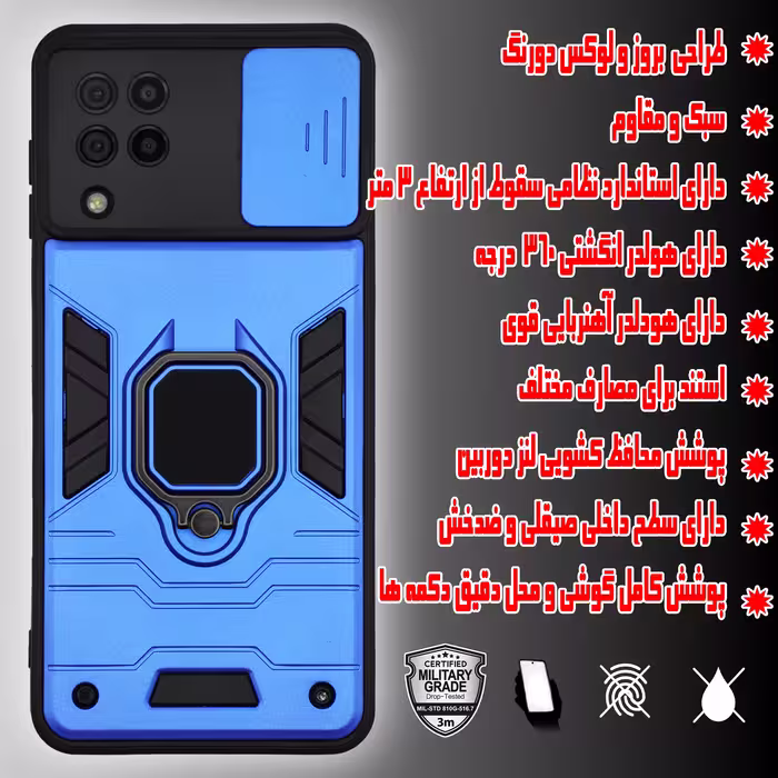 کاور کماندو مدل RKP21 مناسب برای گوشی موبایل سامسونگ Galaxy A22 4G