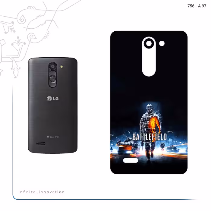 برچسب پوششی ماهوت مدل Battlefield Game Series مناسب برای گوشی موبایل ال جی L Bello
