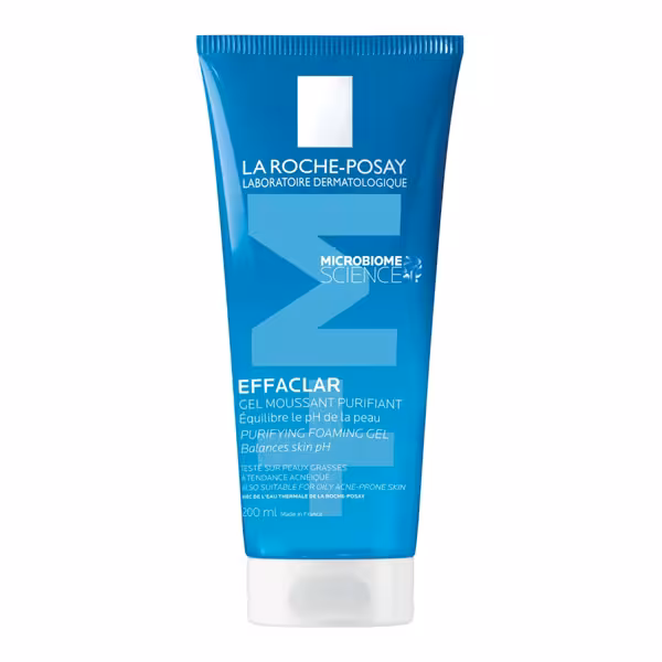فوم ژل شستشوی صورت لاروش پوزای مدل Effaclar مناسب پوست چرب و حساس حجم 200 میل