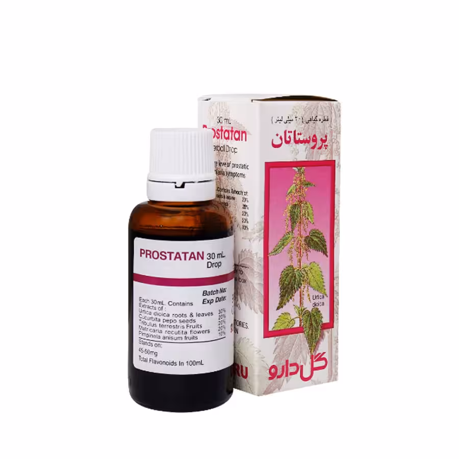 قطره گیاهی پروستاتان گل دارو 30 میلی لیتر