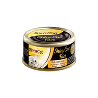 کنسرو گربه بالغ مدل Shiny مرغ و انبه برند Gim Cat جیم کت 70 گرمی