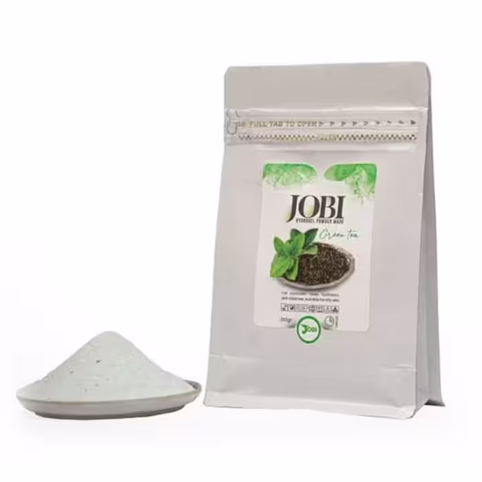 ماسک پودری هیدروژلی چای سبز جوبی JOBI حجم 250 گرم