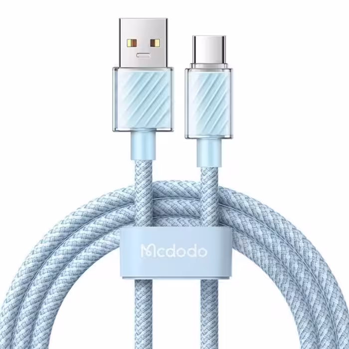 کابل سوپر فست شارژ USB به تایپ سی 100 وات 6 آمپر مک دودو طول 1.2 متر