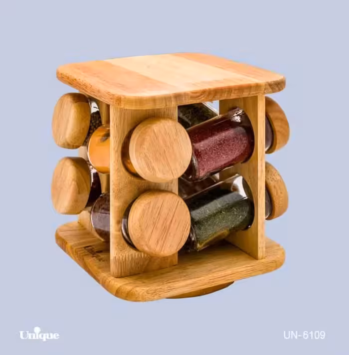 ست ادویه 8تایی گردون ایستاده مربع یونیک کد UN-6109