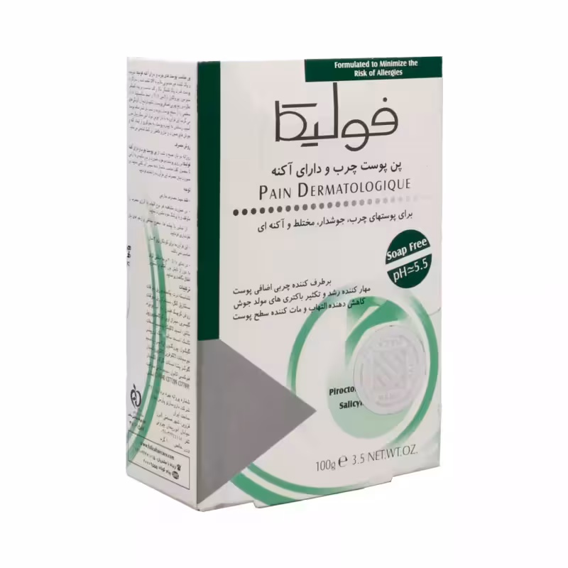 پن پوست چرب و دارای آکنه 100 گرمی فولیکا