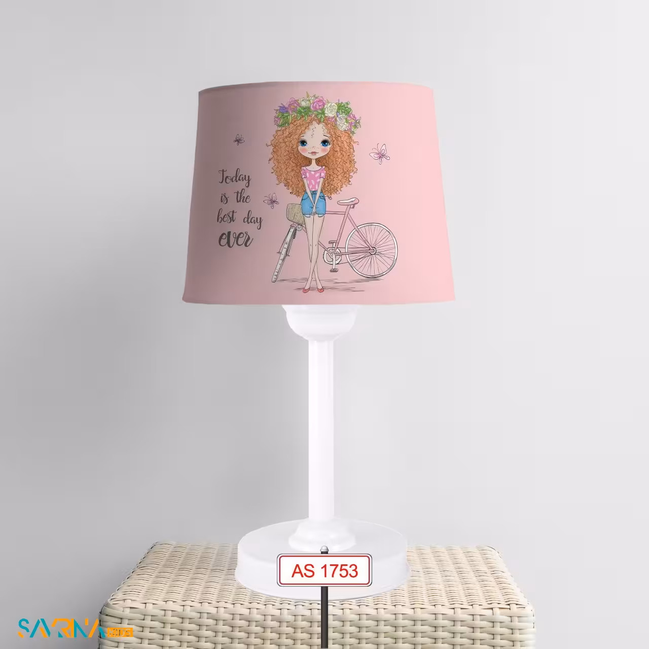 آباژور بچگانه طرح پرنسس مو فرفری کد AS1753