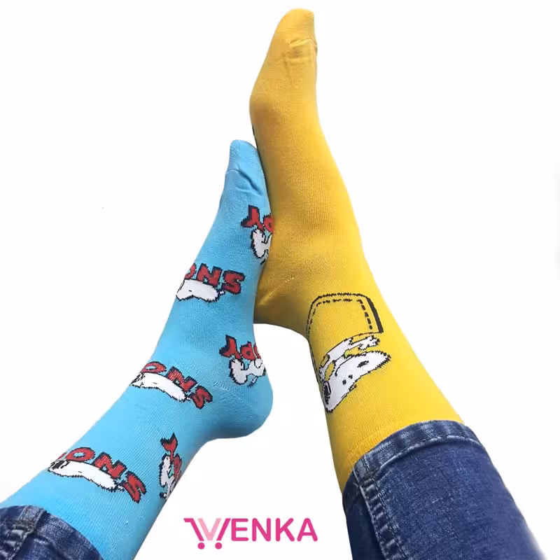 جوراب ساق دار طرح اسنوپی تابه تا