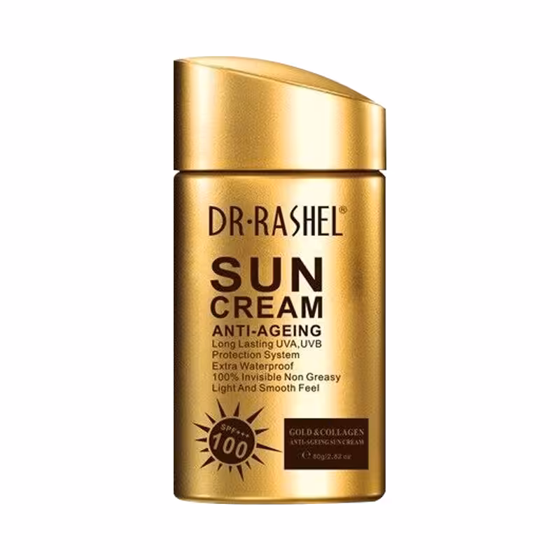 کرم ضد آفتاب طلا کلاژن دکتر راشل DR.Rashel وزن 80g