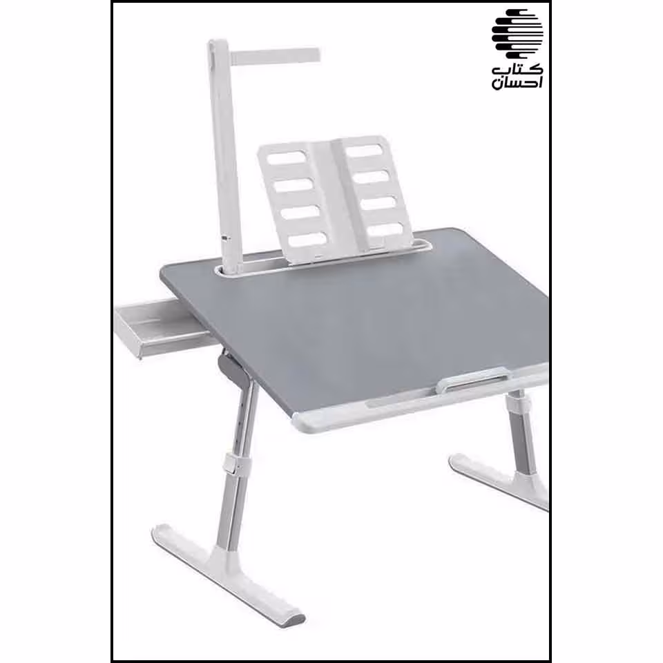 میز تحریر و لپ‌تاپ 17 اینچ دارای چراغ LED - سایجی k8- تاشو و قابل حمل