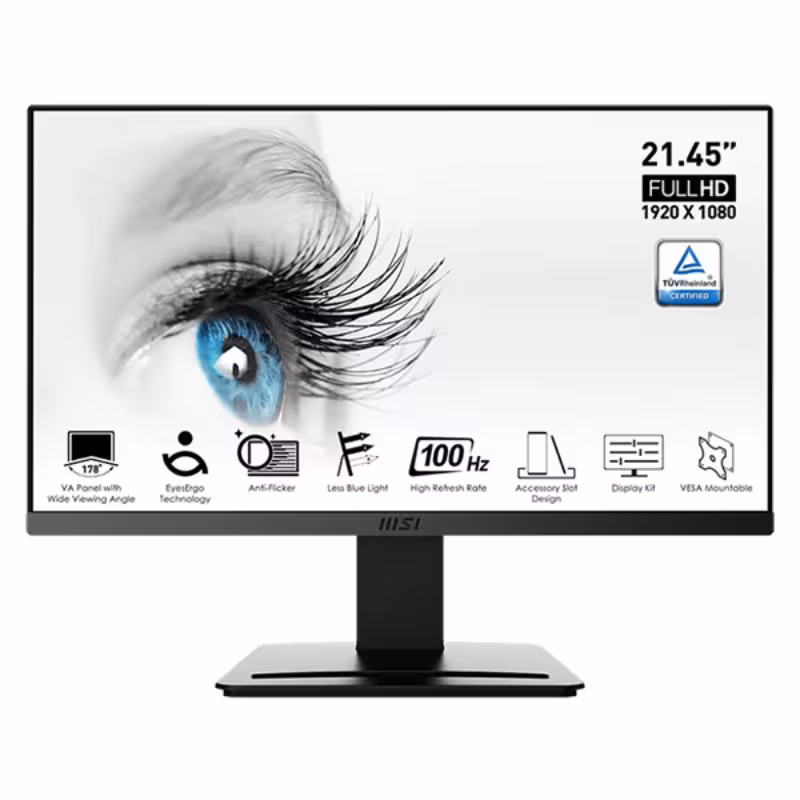 خرید و قیمت مانیتور ام اس آی سایز 21.45 اینچ مدل MSI PRO MP223
