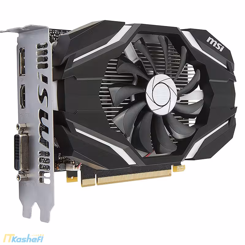 قیمت و خرید کارت گرافیک | msi GEFORCE GTX 1050Ti 4GB GDDR5 - آی تی کاشفی