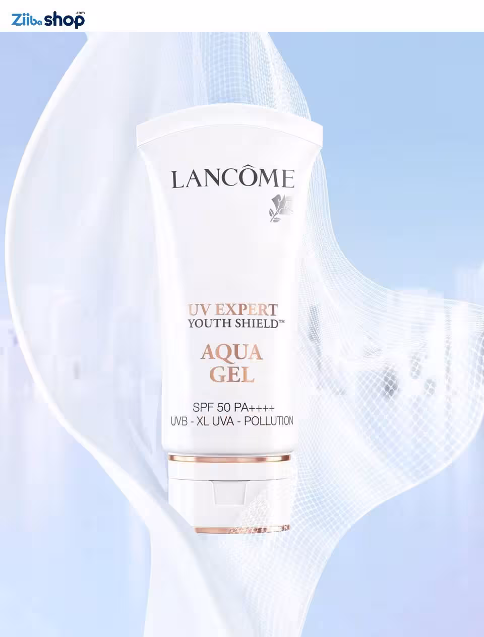 ضد آفتاب آکوا ژل لانکوم Lancome UV Expert Youth Shield Aqua Gel SPF 50