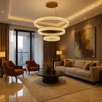 لوستر کریستالی DNA سه طبقه