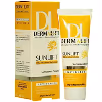 کرم ضد آفتاب پوست خشک SPF50 بی رنگ درمالیفت