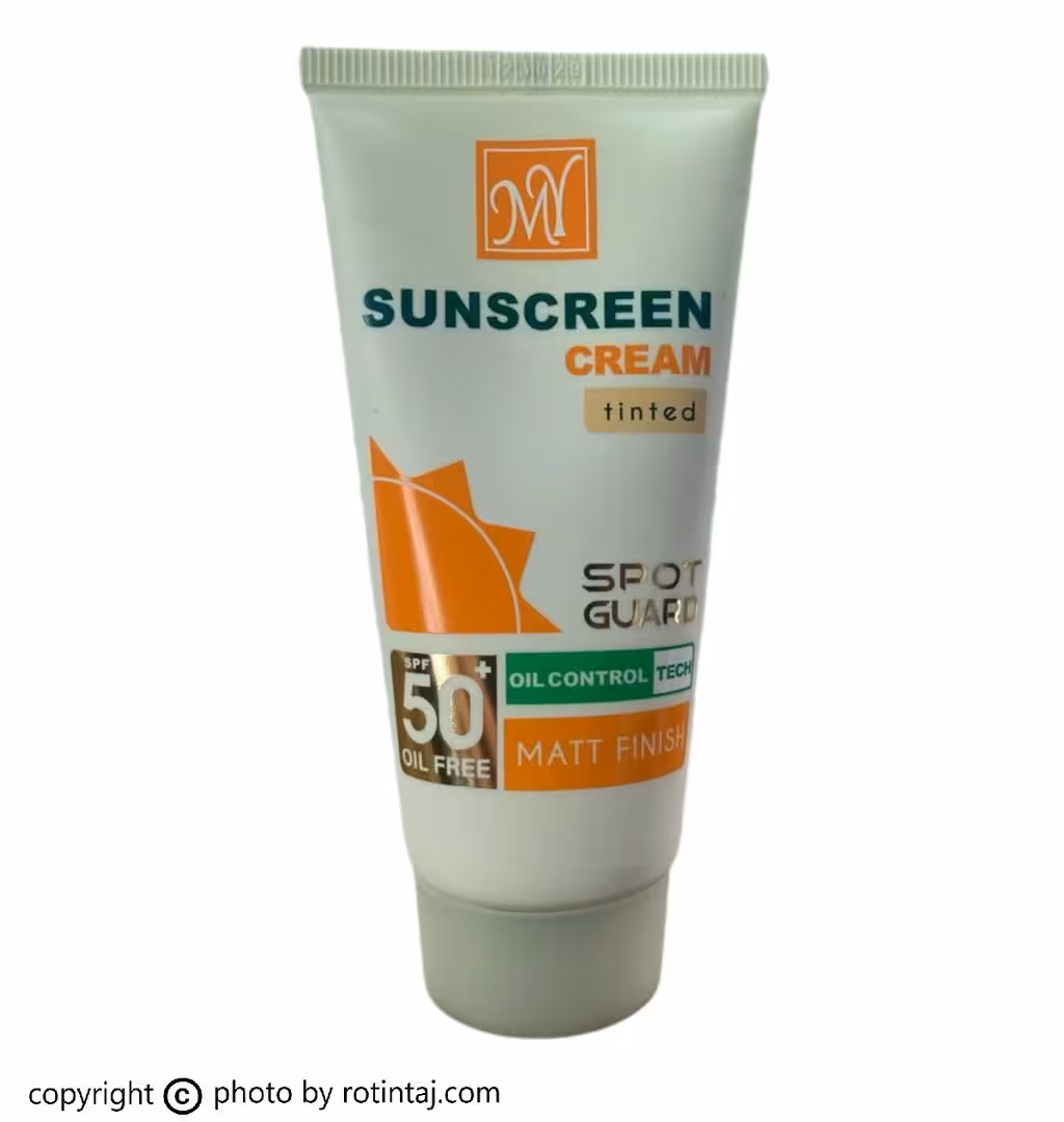 ضد آفتاب رنگی SPF50 ضد لک اسپات گارد فاقد چربی مای