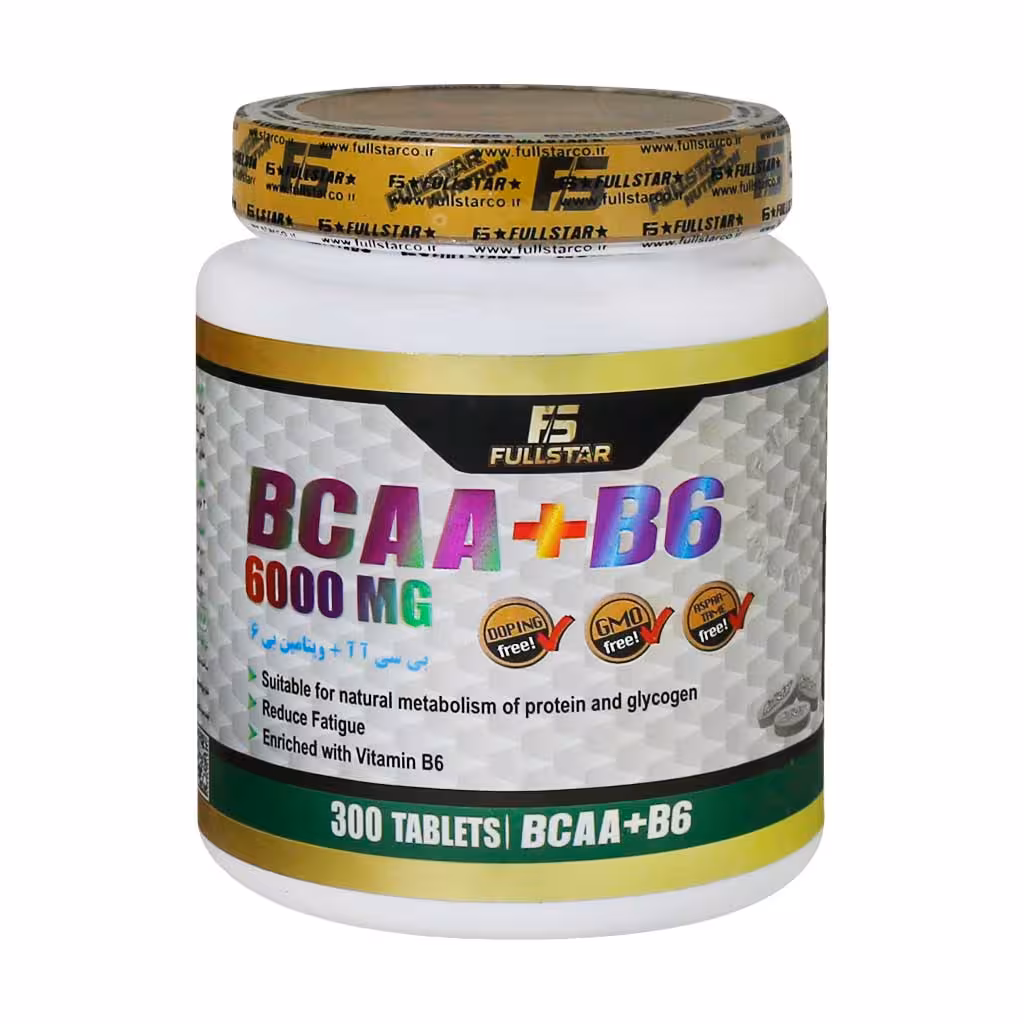 قرص بی سی ای ای و ویتامین B6 فول استار 300 عددFullstar BCAA B6 300 Tablets
