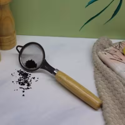 چای صاف کن دسته چوبی